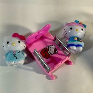 Hello Kitty, Farm Yard, Horse, Dinosaur and Dog. Creative Play Figurines.